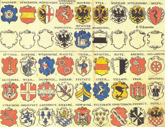 Wappen der  freien Reichsstdte von 1605, Blatt 2