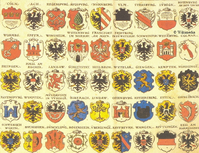 Wappen der freien Reichsstdte von 1605, Blatt 1
